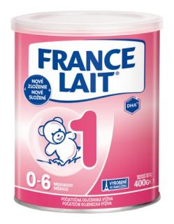 France Lait 1 počáteční mléčná kojenecká výživa od 0-6 měsíců 400g (Kojenecká výživa)