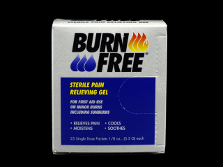 Gel na popáleniny: BURNFREE® PAIN RELIEVING GEL - 3,5g - 20ks (sáčky) (První pomoc)