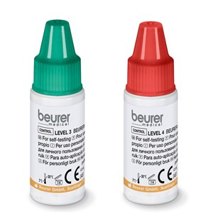 Kontrolní roztok pro Beurer GL 44 a GL 50 LEVEL 3 + LEVEL 4 (Glukometr)