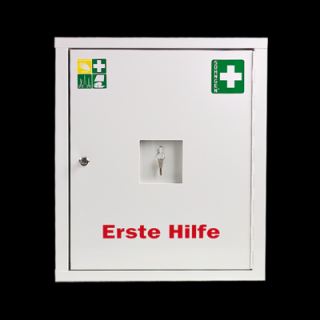 Lékárnička EUROSAFE - ocelová skříňka bez náplně, bílá (Nástěnné lékárničky)