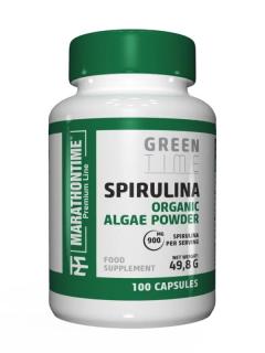 MarathonTime Spirulina 100 kapslí (Vitamíny a doplňky výživy)