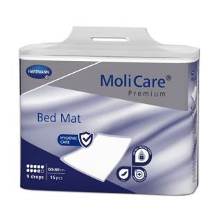 MoliCare Premium Bed Mat 9 kapek, 60 x 60 cm (15 ks) - Absorpční podložky (Pomůcky pro inkontinenci)