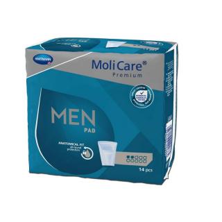 MoliCare® Premium MEN PAD, 2 kapky - Inkontinenční pánské vložky, 14 ks (Pomůcky pro inkontinenci)