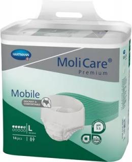 MoliCare Premium Mobile MEDIUM,velikost L, 5 kva - Inkontinenční kalhotky unisex (Pomůcky pro inkontinenci)
