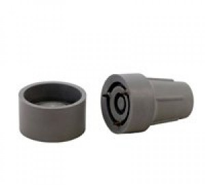 Protiskluzová berlová koncovka 19 mm - šedá, 5ks (Barle)