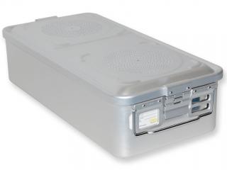 Sterilizační kazeta s filtrem, velká, 580x280x150 mm, šedá (Nerezové kazety )