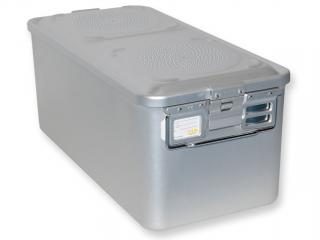 Sterilizační kazeta s filtrem, velká, 580x280x260 mm, šedá (Nerezové kazety )