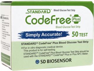 Testovací proužky pro SD Codefree a SD Codefree Plus (Glukometr)