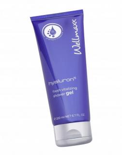Wellmaxx Hyaluron5 fresh Vitalizing shower gel sprchový gel 200ml  (Kosmetika WELLMAXX)