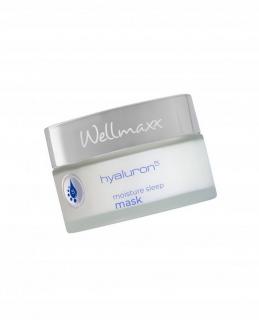 Wellmaxx Hyaluron5 moisture sleep mask zlvhčujúíci noční maska 75ml  (Kosmetika WELLMAXX)
