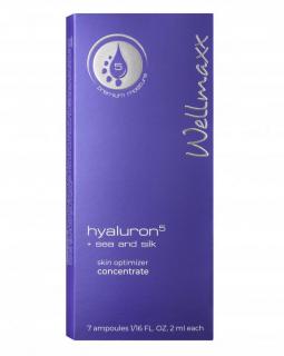 Wellmaxx Hyaluron5 + sea &amp; silk - koncentrát hydratace pokožky 7x2ml  (Kosmetika WELLMAXX)