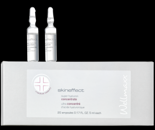 Wellmaxx Skineffect ampule 4násobí kyseliny hyaluronové 20ks x 5ml  (Kosmetika WELLMAXX)