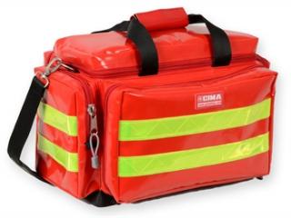 Záchranářská taška - malá, prázdná, červená barva (Taška pro lékaře)