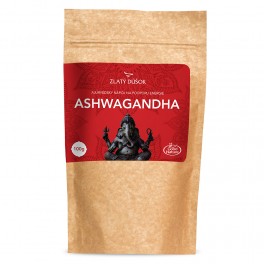 Zlatý doušek Ajurvédská káva ASHWAGANDHA, podpora energie, 100 g (Vitamíny a doplňky výživy)