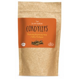 Zlatý doušek, kávovinový nápoj s houbou CORDYCEPS, 100 g (Vitamíny a doplňky výživy)