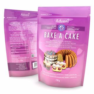 Adveni Bezlepková směs pro přípravu třeného a litého těsta na sladké pečivo BAKE-A-CAKE Balení: 5000 g