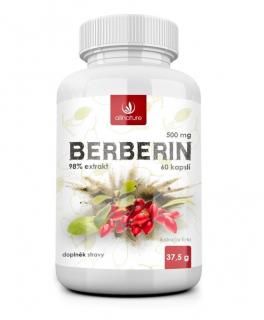 Allnature Berberin extrakt 98% 500 mg 60 kapslí