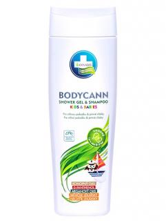 Annabis Bodycann Kids & Babies přírodní šampon a sprchový gel 2v1 250 ml