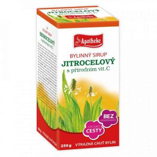 Apotheke Sirup jitrocelový s přírodním vitaminem C 250 g
