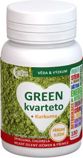 Astina BIO Green Kvarteto s kurkumou 180 tbl.