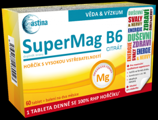 Astina SuperMag B6 citrát 60 tbl.