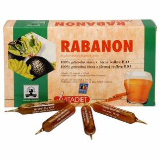 Bio Rabanon - 100% šťáva z černé ředkve 20x10 ml