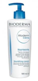 Bioderma Hydratační tělový krém pro suchou pokožku Atoderm Creme 500 ml