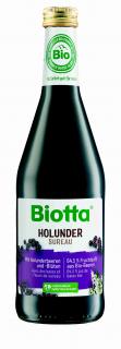 Biotta Bio Černý bez - ovocná šťáva s výtažkem z květu černého bezu 500 ml