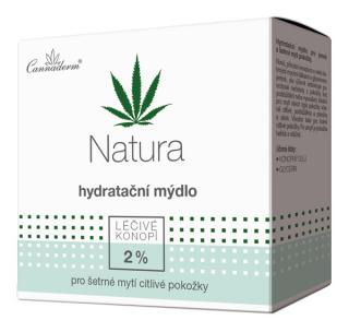 Cannaderm Hydratační mýdlo Natura 100 g