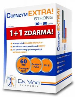 Coenzym Extra! Strong 60 mg 30 tob. + 30. tob. ZDARMA