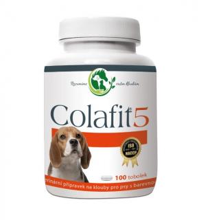Colafit 5 na klouby pro barevné psy 100 tob.