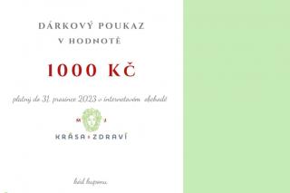 Dárkový poukaz 1000 Kč
