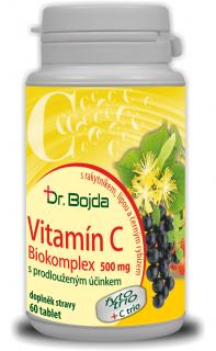 Dr. Bojda Vitamín C 500 Biokomplex s rakytníkem, černým rybízem a lípou 60 tbl.