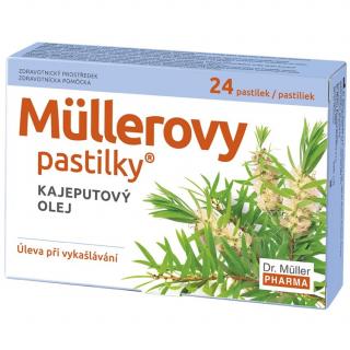 Dr. Müller Müllerovy pastilky s kajeputovým olejem 24 pastilek