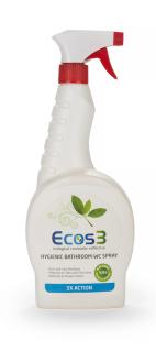 ECOS3 Hygienický čistič koupelen a WC spray 750 ml