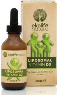 EKOLIFE NATURA Lipozomální vitamín D3 60 ml