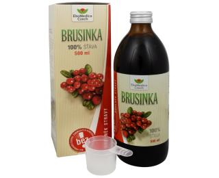 EkoMedica Brusinka - 100% šťáva z brusinky 500 ml