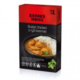 Expres menu KM Butter chicken s rýží basmati bez lepku 1 porce