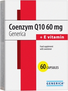Generica Coenzym Q10 60 mg + vitamin E 60 kapslí