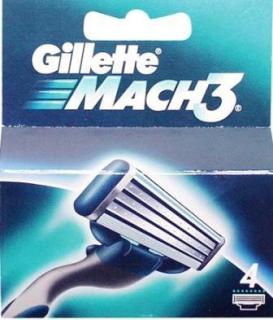 Gillette Náhradní hlavice Gillette Mach3 4 ks