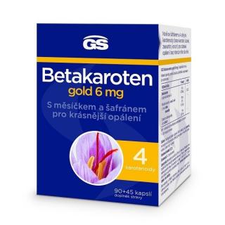 GS Betakaroten gold 6 mg 90 kapslí + 45 kapslí ZDARMA