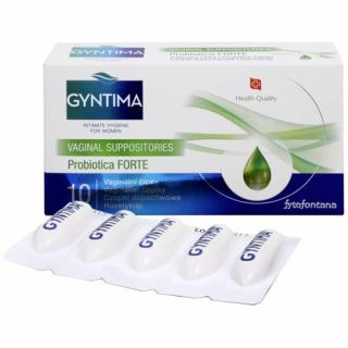 Gyntima Probiotica vaginální čípky Forte 10 ks