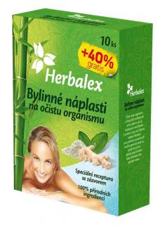Herbalex - bylinné detoxikační náplasti 10 ks + 40% ZDARMA