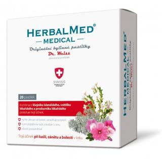 HerbalMed Medical pastilky Dr. Weiss 20 pastilek