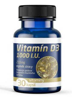 Inca Vitamin D3 1000 I.U. 30 kapslí