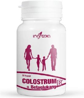 Ingredia Colostrum B + Betaglukany 60 kapslí