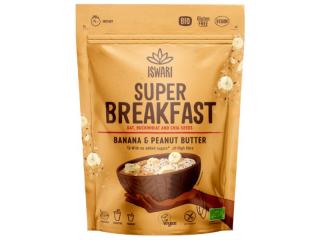 Iswari Bio Super snídaně Arašídové máslo–Banán 360g