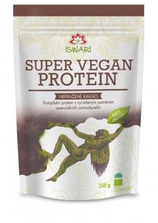 Iswari Bio Super vegan protein nepražené kakao 250 g