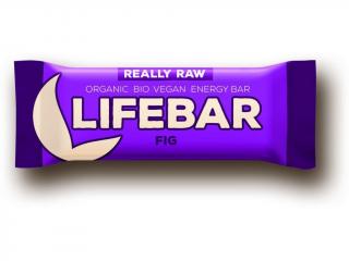 Lifefood BIO Lifebar tyčinka 47 g Příchuť: fíková