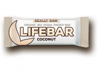 Lifefood BIO Lifebar tyčinka 47 g Příchuť: kokosová